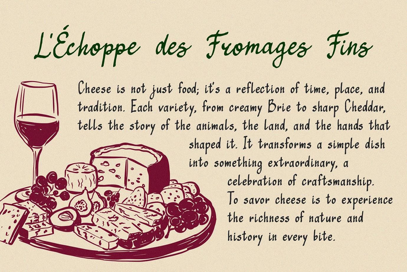 Nostalgic letters handwriting script sans font duo vintage - Image 6