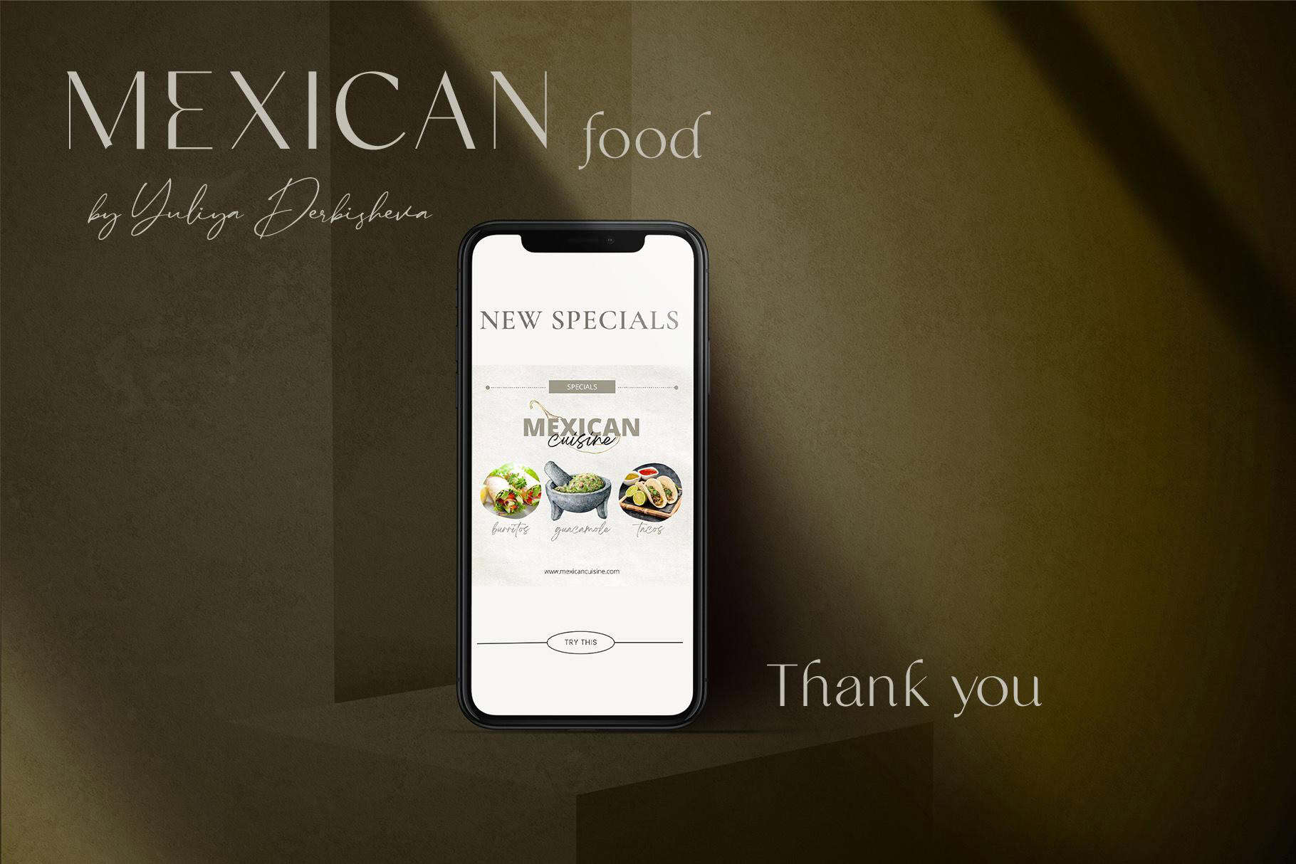 Watercolor Mexican food collection - Image 6