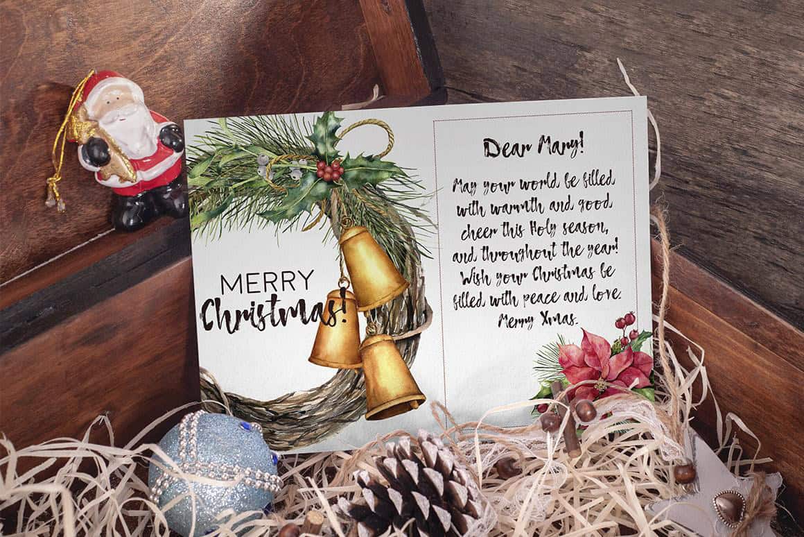Elegant Christmas watercolor festive illustrations - Image 6