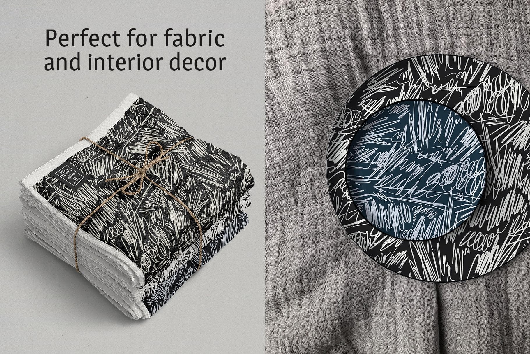 Scribble abstract vector patterns design - Image 6