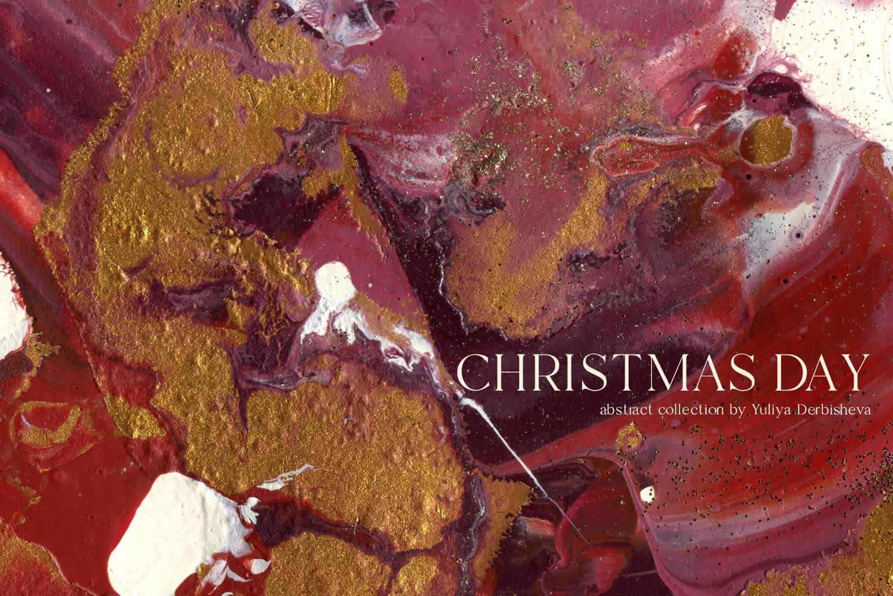 Christmas day festive backgrounds and flower illustration for design - Image 7