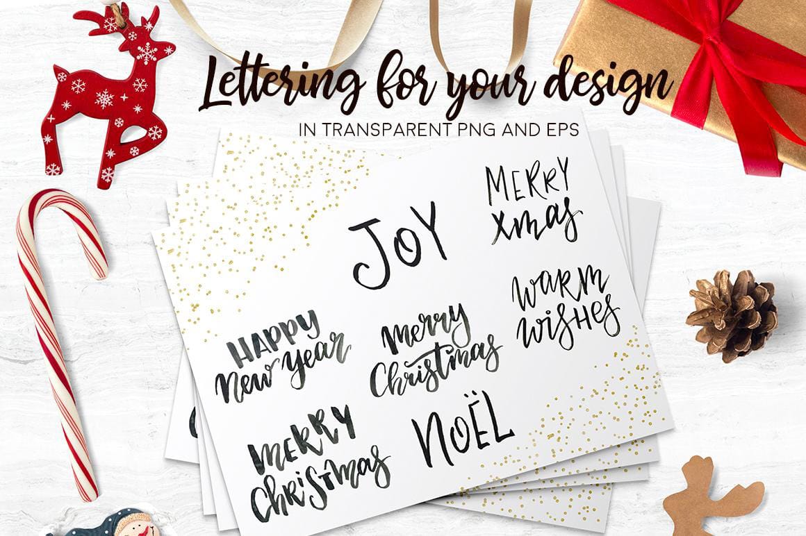 Christmas traditions watercolor festive illustrations and design - Image 9