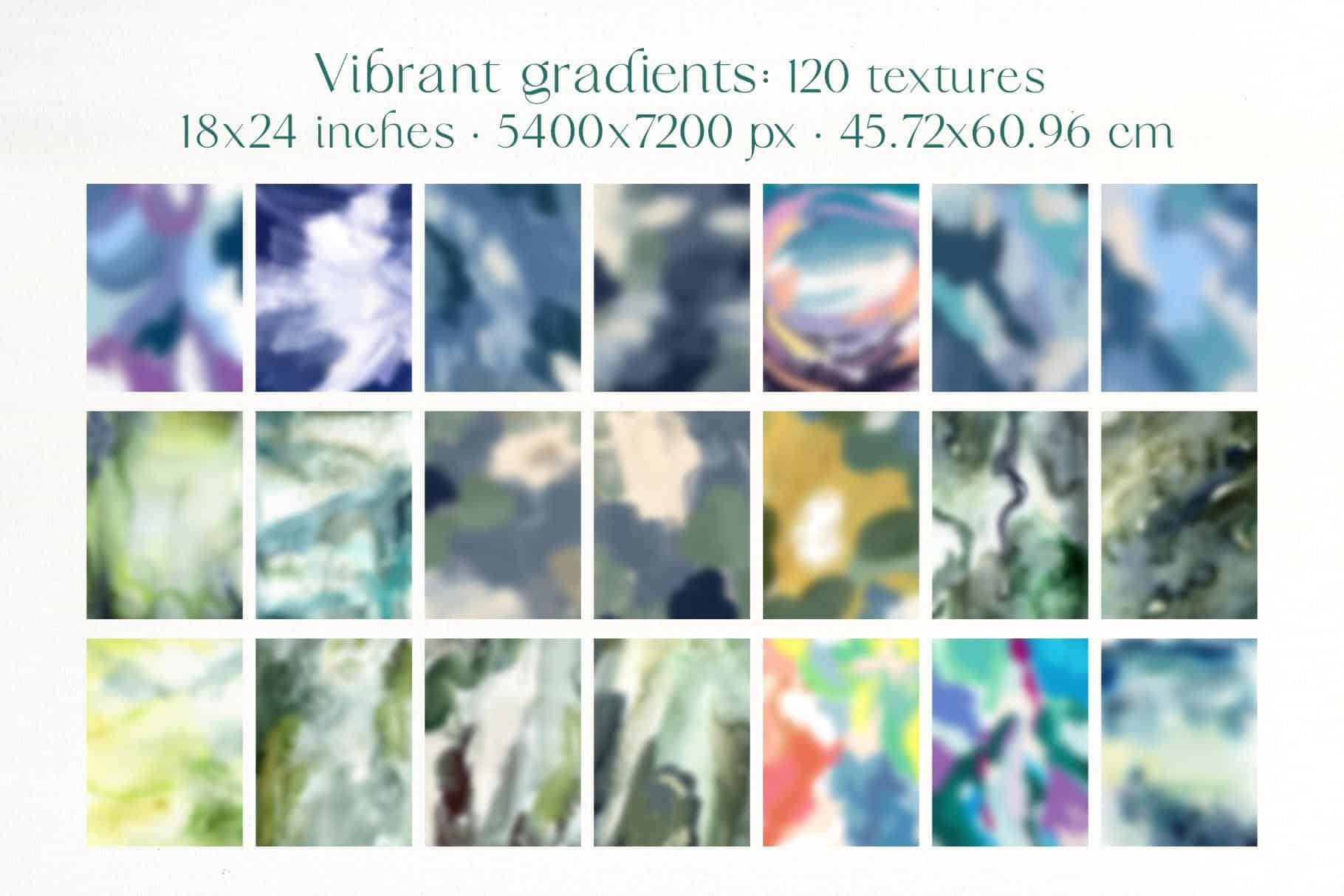 Grainy Vibrant gradients background texture pack - Image 9