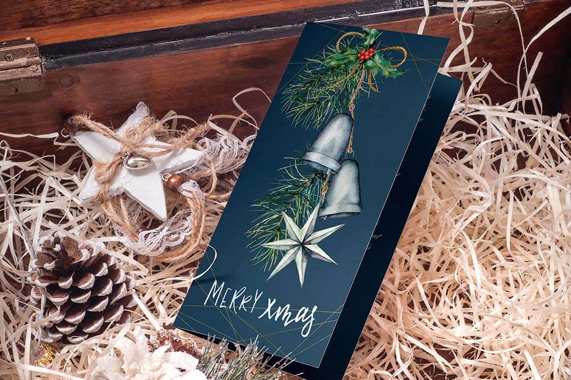 Christmas traditions watercolor festive illustrations and design - Image 11