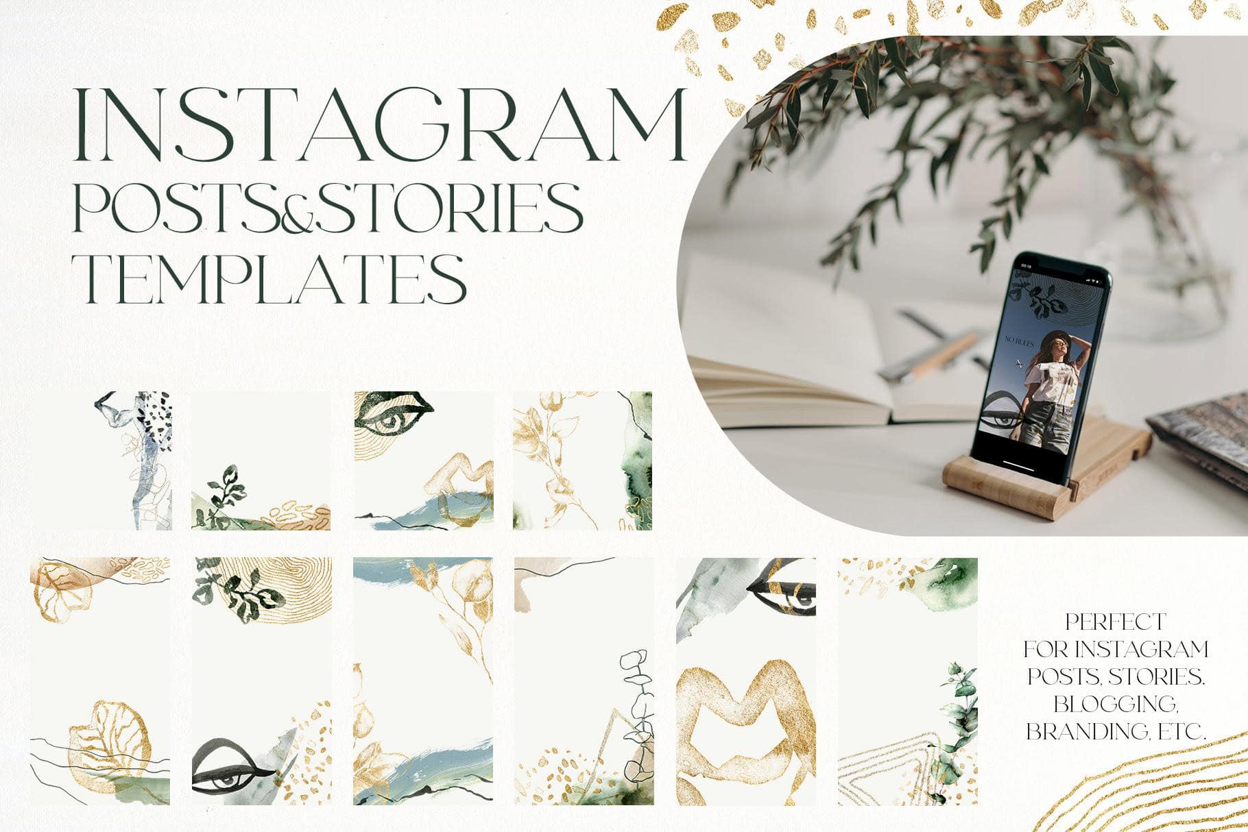 Eucalyptus watercolor greenery foliage leaves illustrations - Image 11