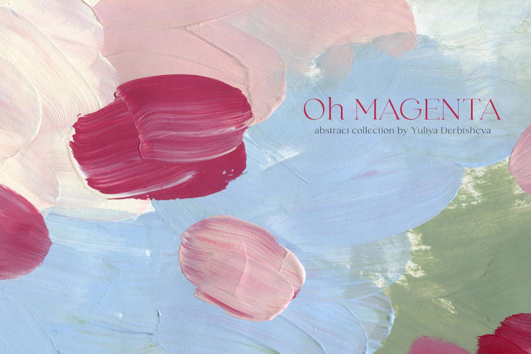 Oh Viva Magenta abstract backgrounds and flowers - Image 12