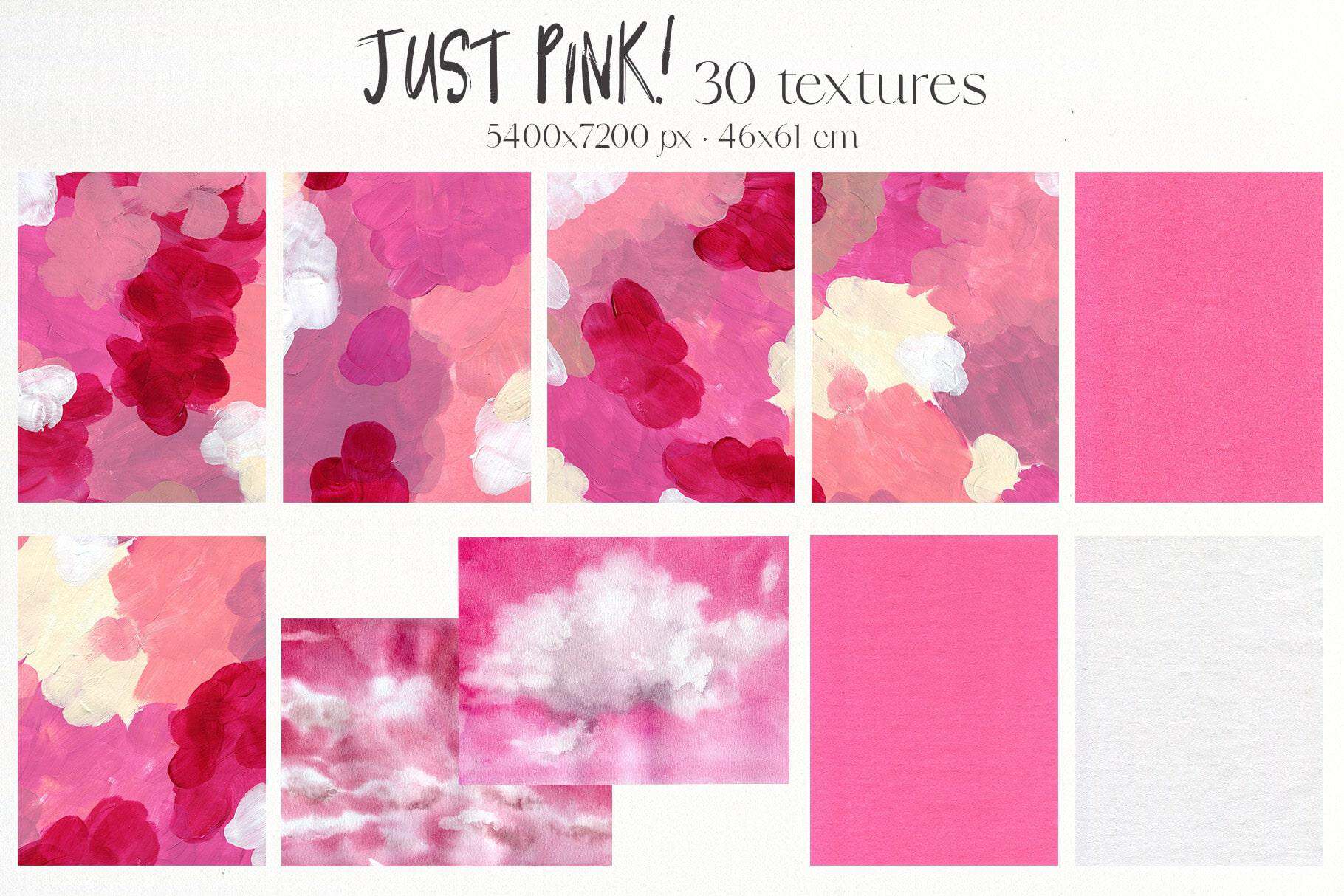 Just Pink Barbiecore collage illustrations and backgrounds - Image 12