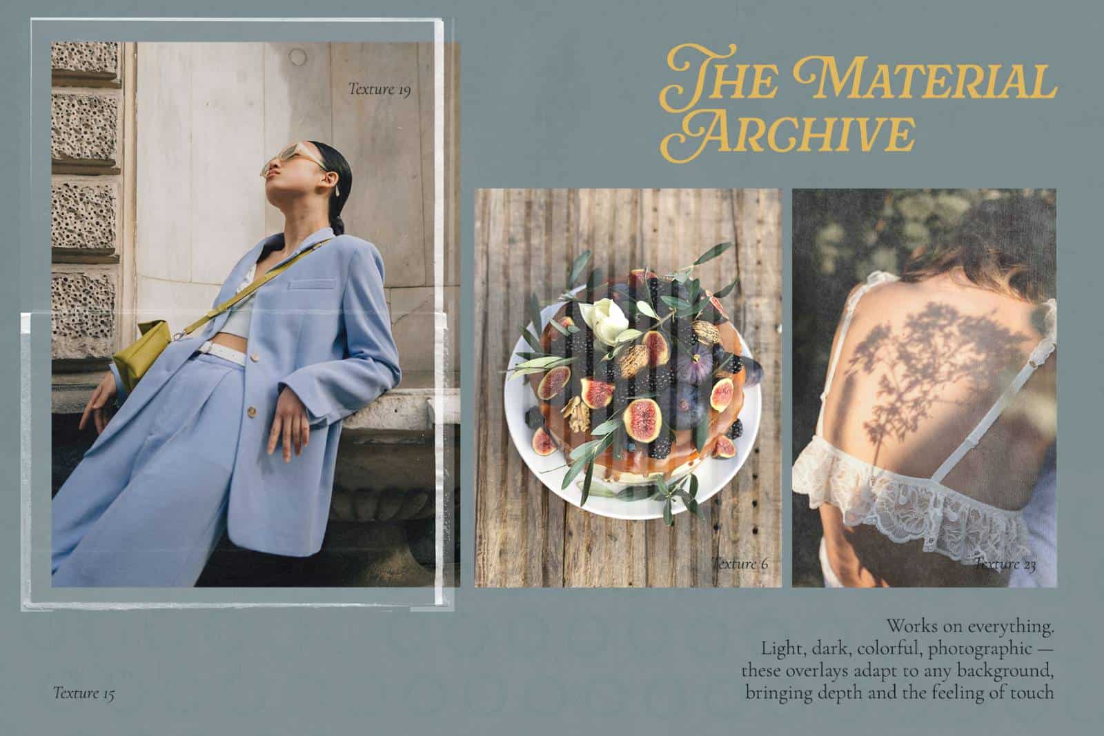 white texture overlay for editorial and print design