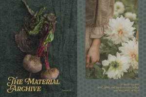 The Material Archive 4 Paper Fabric Woven white black textures overlay 02-compressed White wool fabric texture overlay on dark green background with beets — The Material Archive tactile texture pack for graphic design