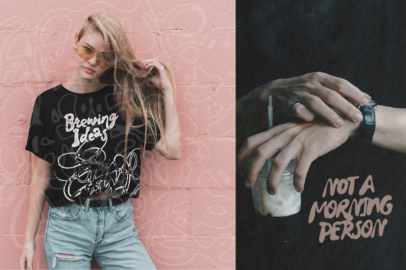 Dark Espresso — Fonts, Retro & quirky — quirky handwritten font, ink handwritten font, coffee shop font 07