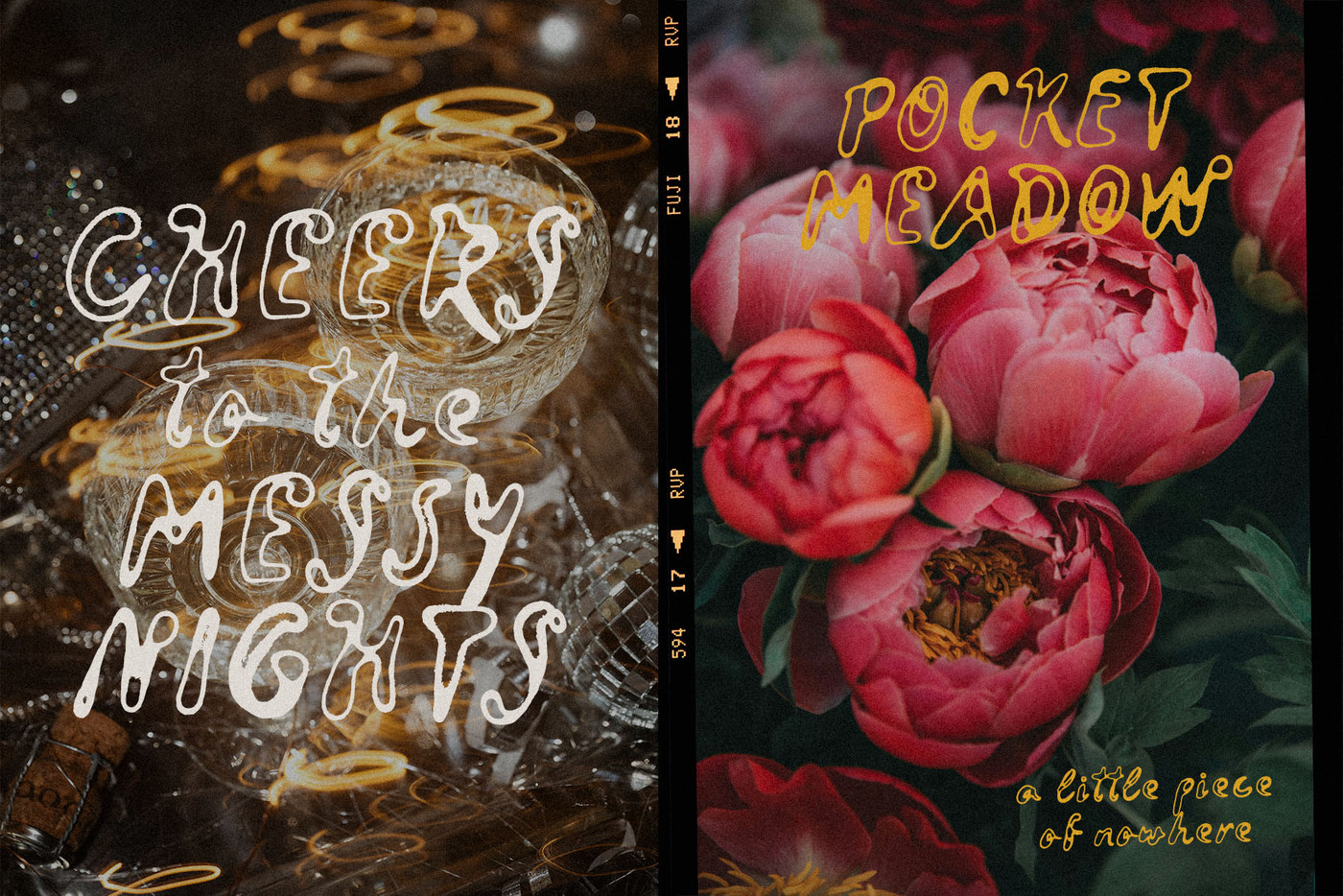 Lava de Vie — wavy outline quirky handwritten font — Fonts, Retro & quirky — outline handwritten font, liquid font, groovy 70s font 05