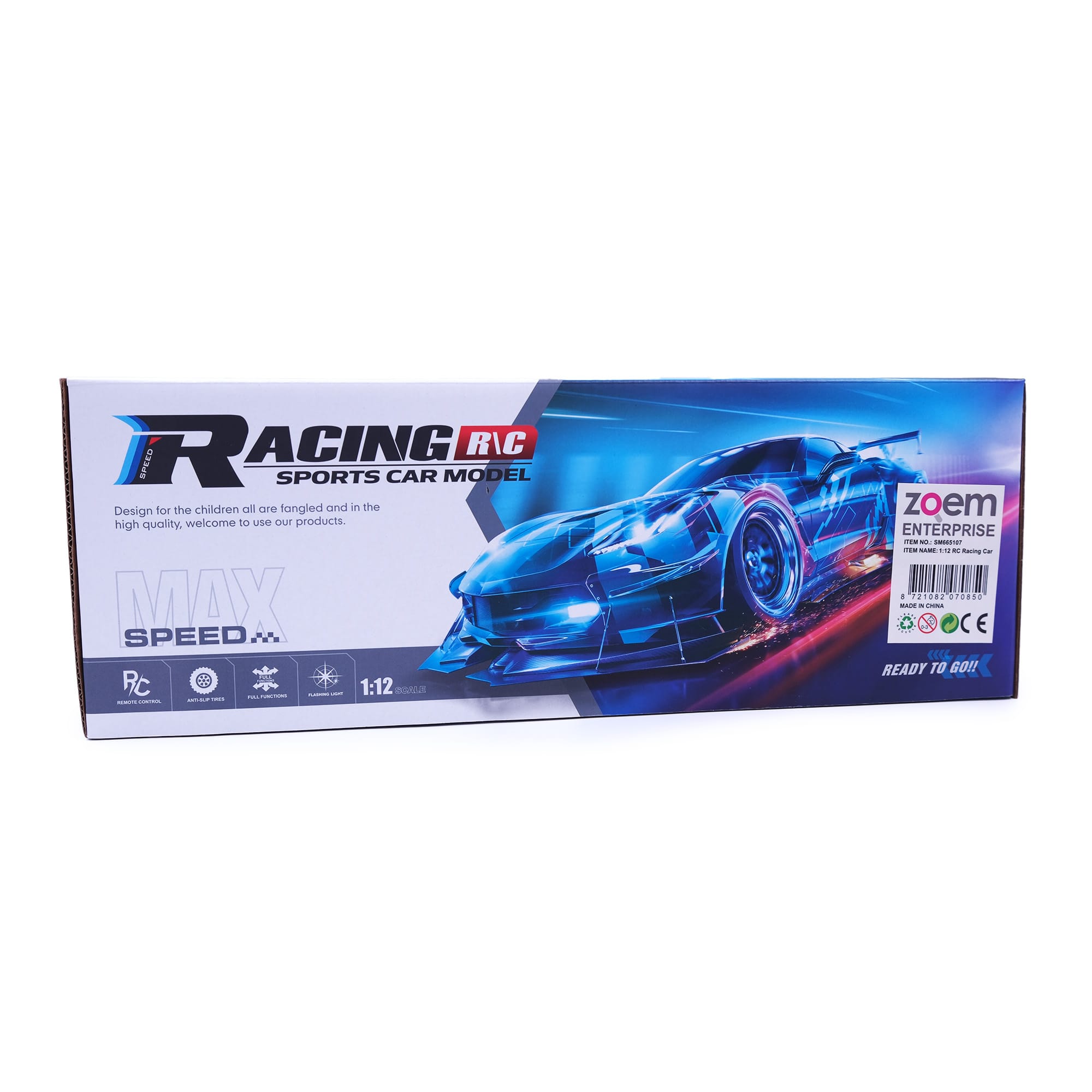 1:12 - RC Sportauto GT3 - 4 kanaals - Rood - Afbeelding 2