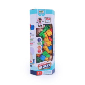 Kleurrijke bouwblokjes set met 150 stuks voor creatief spel.