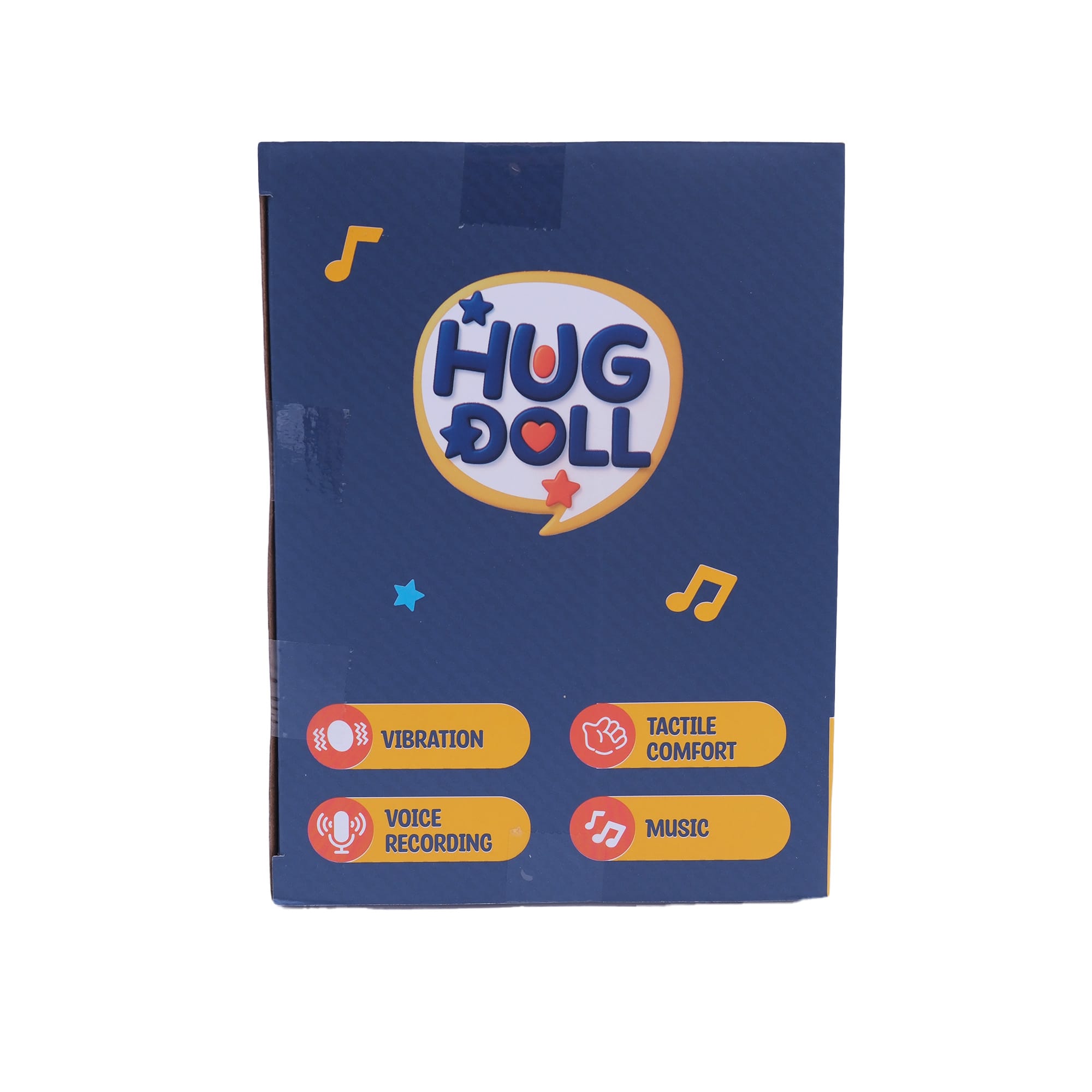 Hug Doll knuffel met vibratie, muziek en tactiele comfortfuncties.