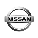 Nissan emblem logo at Allen's Quality Auto Care shop.