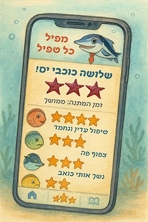 איור אפליקציית דירוג תחנות ניקוי
