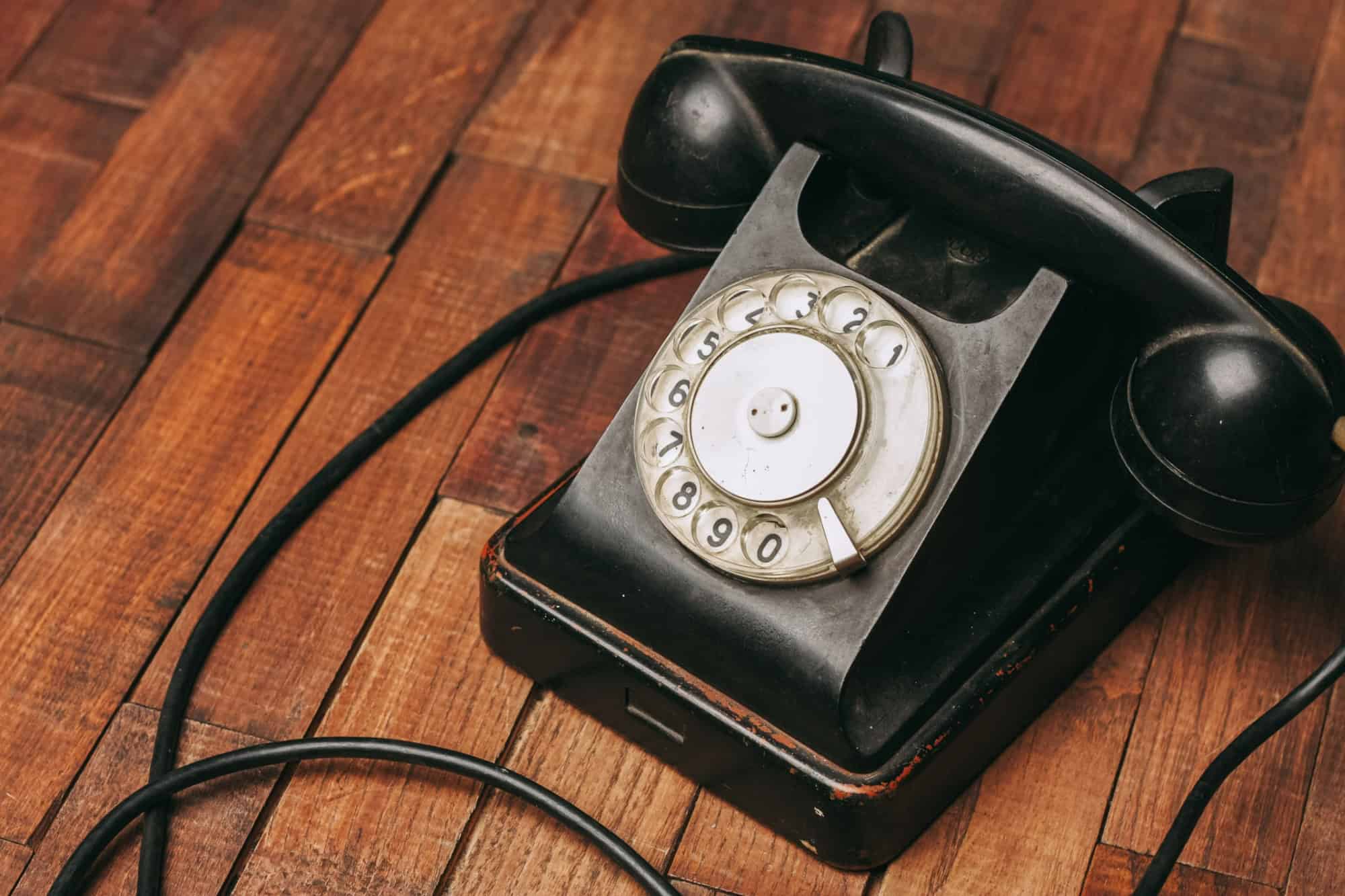 Rotary phone, old phone rarity, antiques
