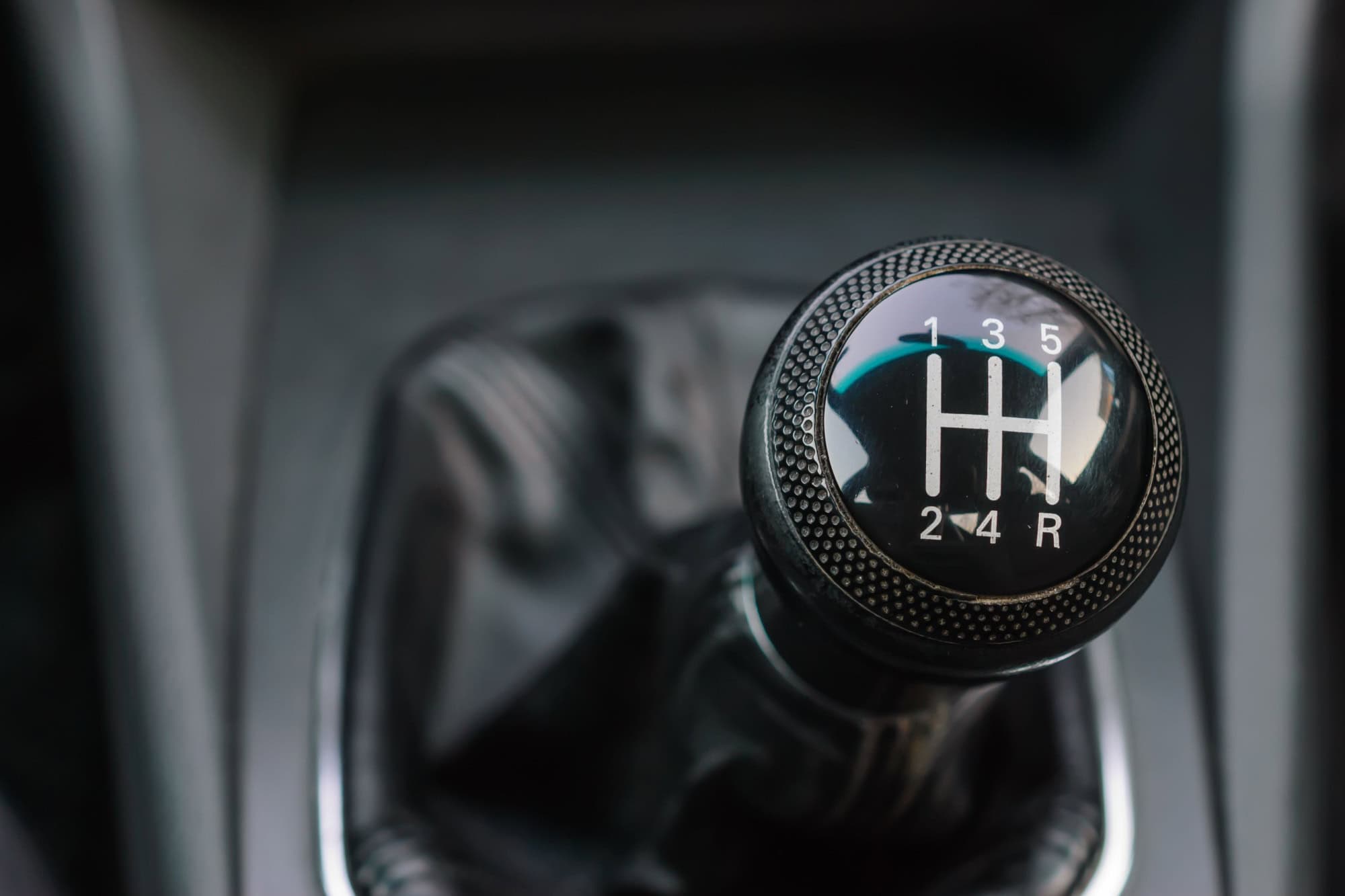 The gear change lever