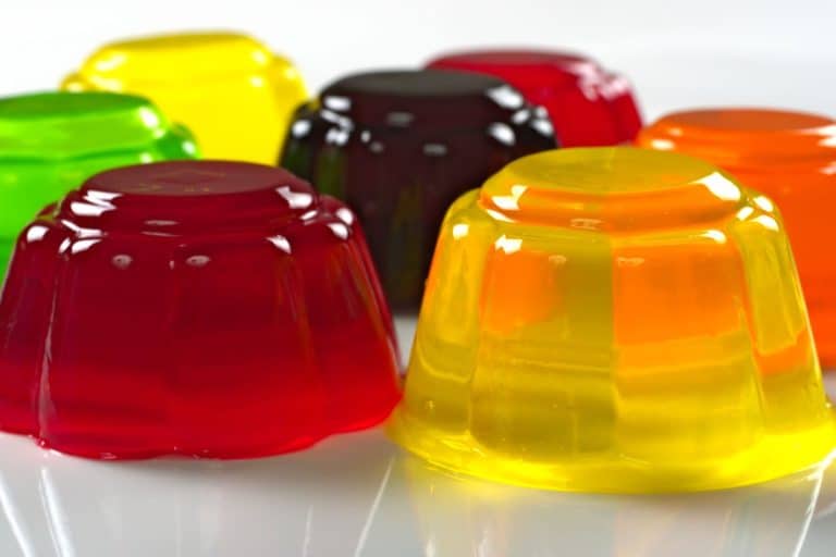 Different colored jellies (Selective Focus, Focus on the front)