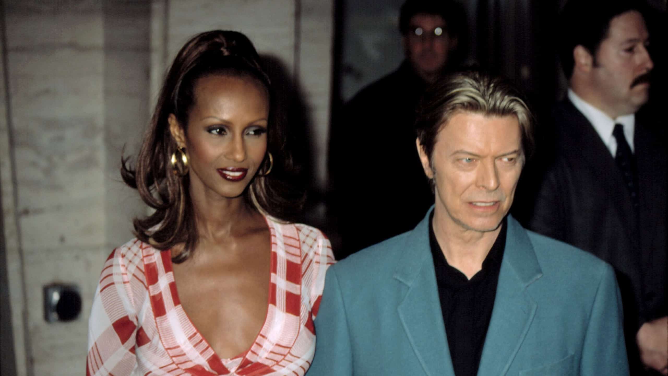 Iman and David Bowie at the Film Society of Lincoln Center honors for Susan Sarandon