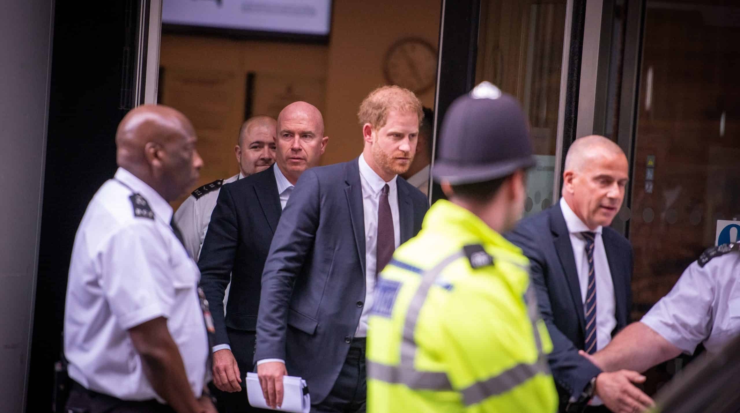 London, England, UK - June 6, 2023: Prince Harry, Duke of Sussex, leaves the Royal Courts of Justice, Britain's High Court, in central London on June 6, 2023. Credit: Loredana Sangiuliano