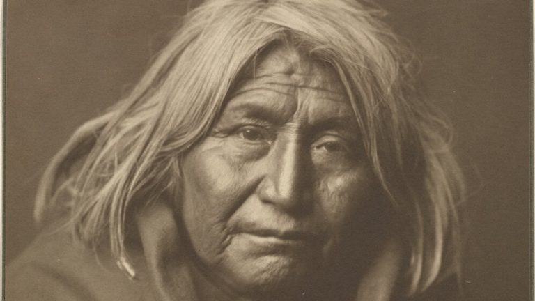 An Apache by Edward S Curtis. Unknown date and location.