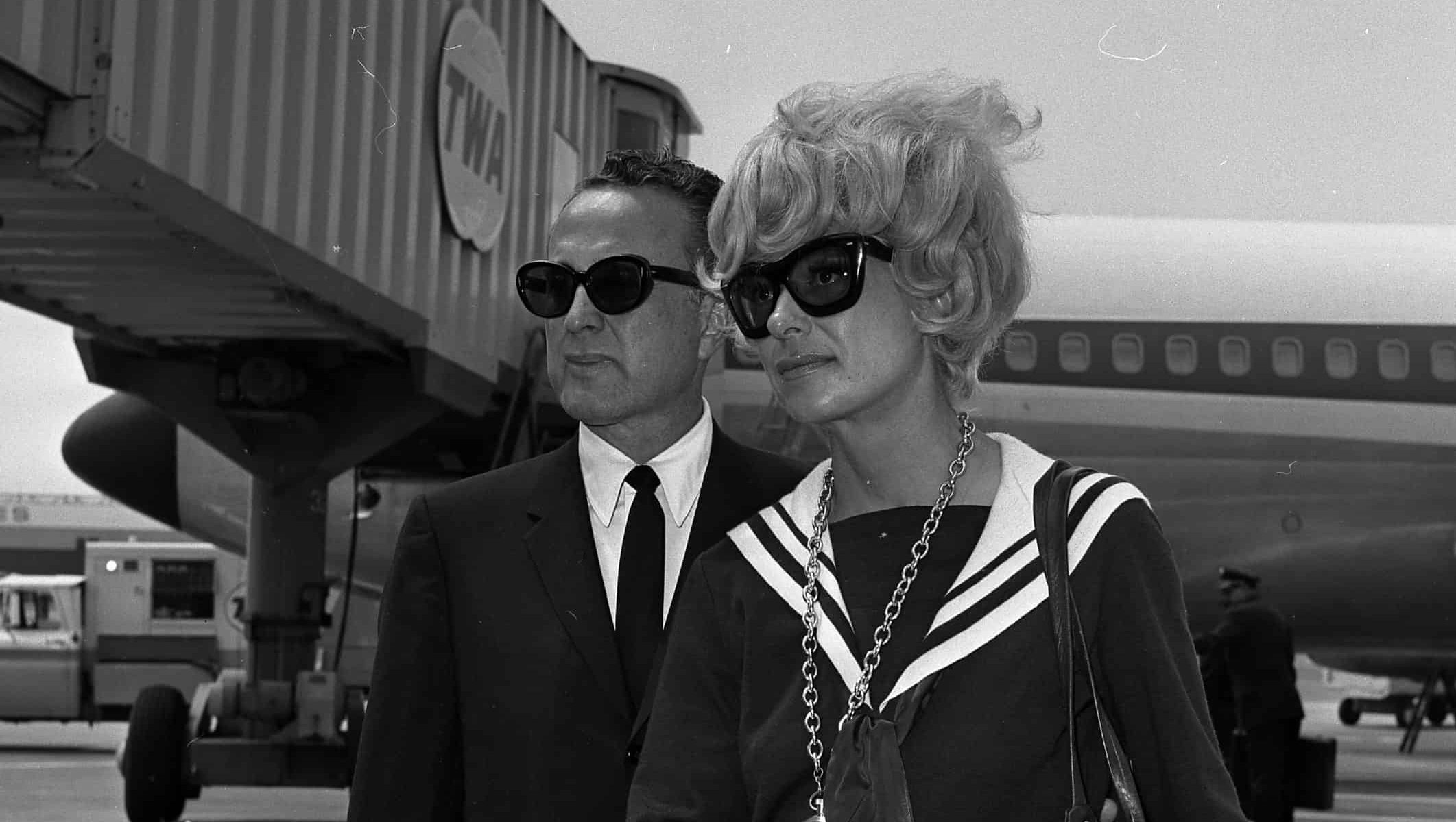Carol Channing with husband Charles F. Lowe