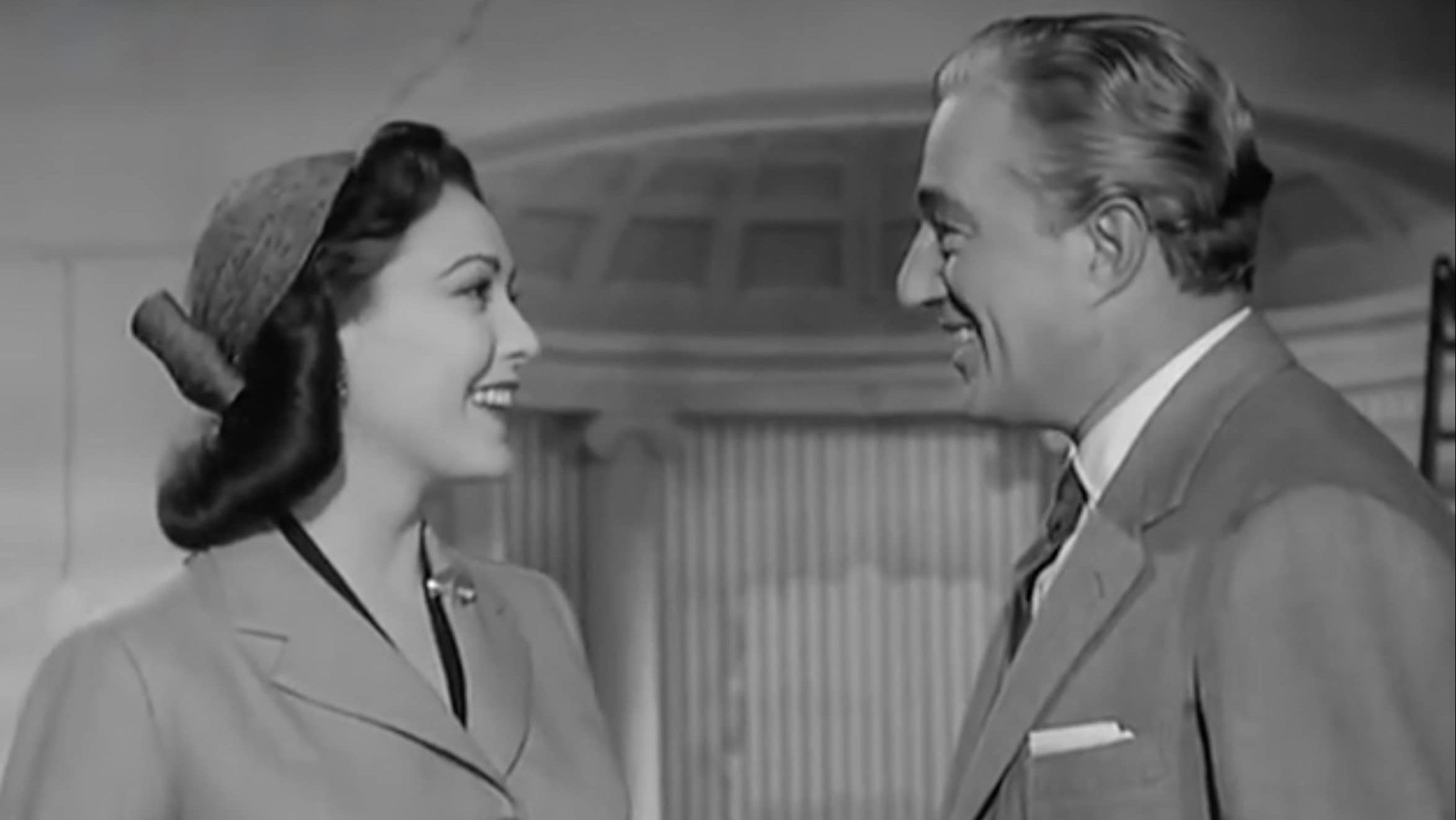 Linda Darnell and Vittorio De Sica