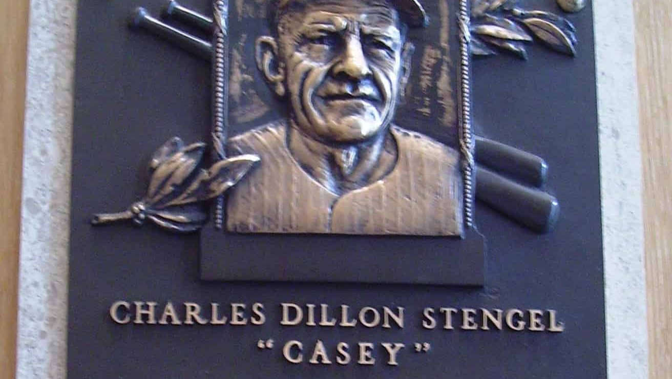 Casey Stengel's Baseball Hall of Fame Plaque