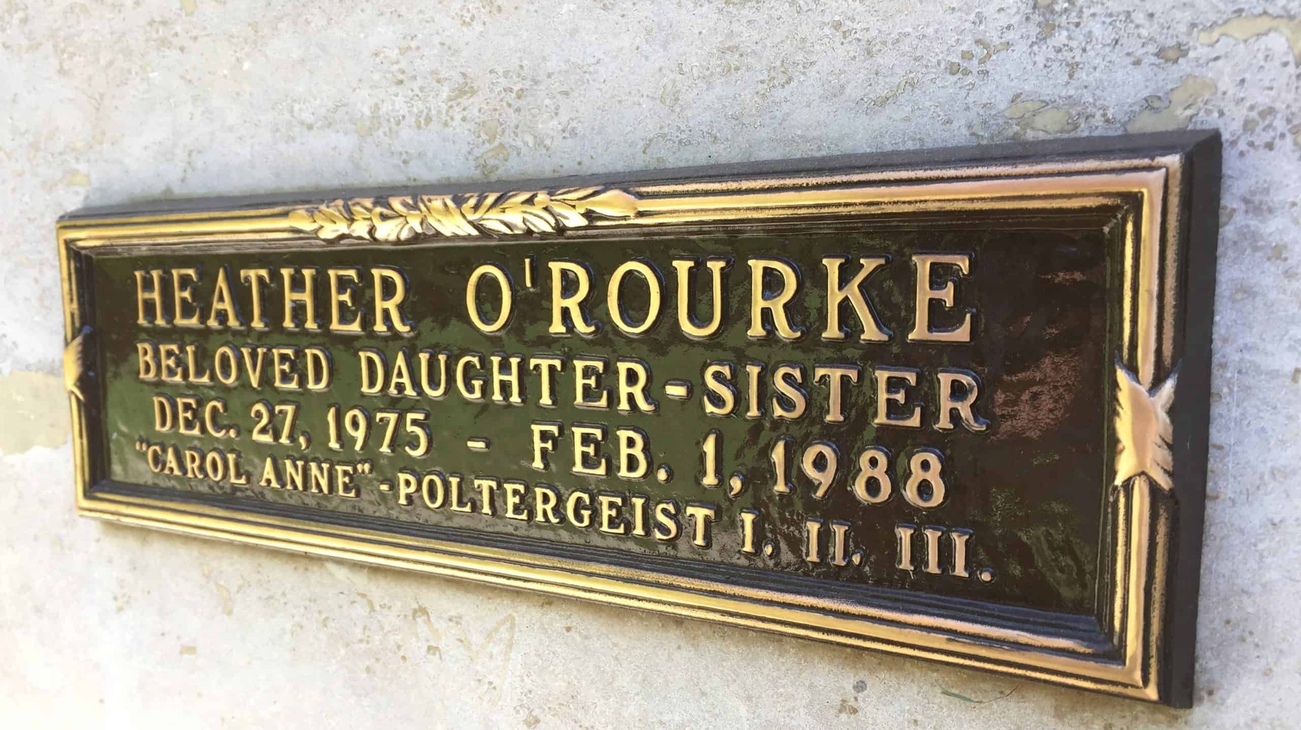 Heather O'Rourke crypt
