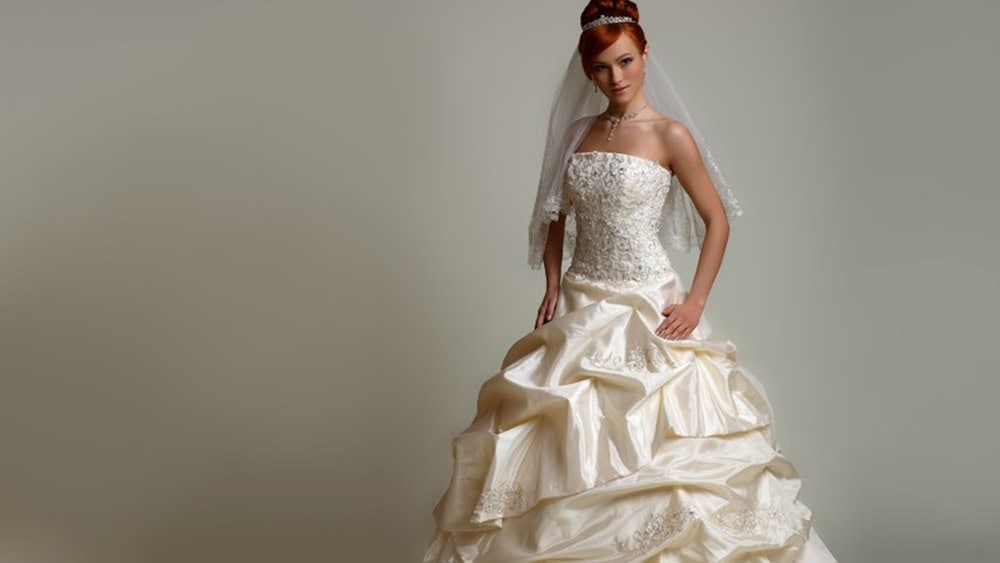 Italian Satin wedding dress