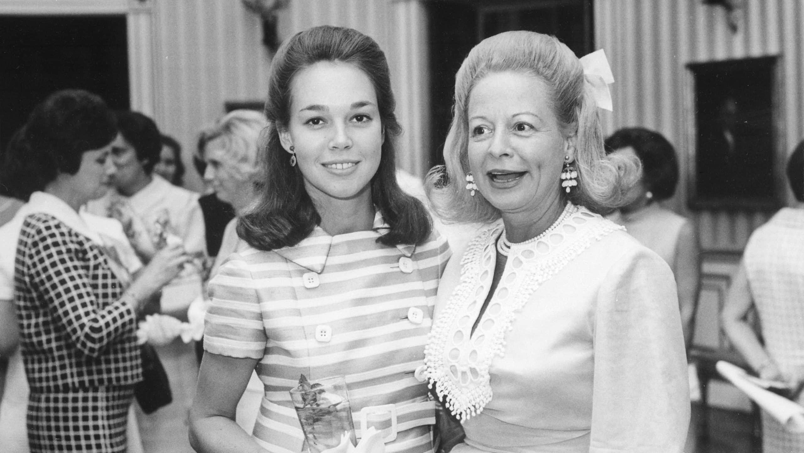 Julie Nixon Eisenhower with Martha Mitchell