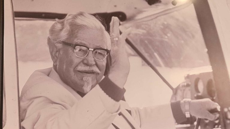 KFC founder Colonel Harland Sanders