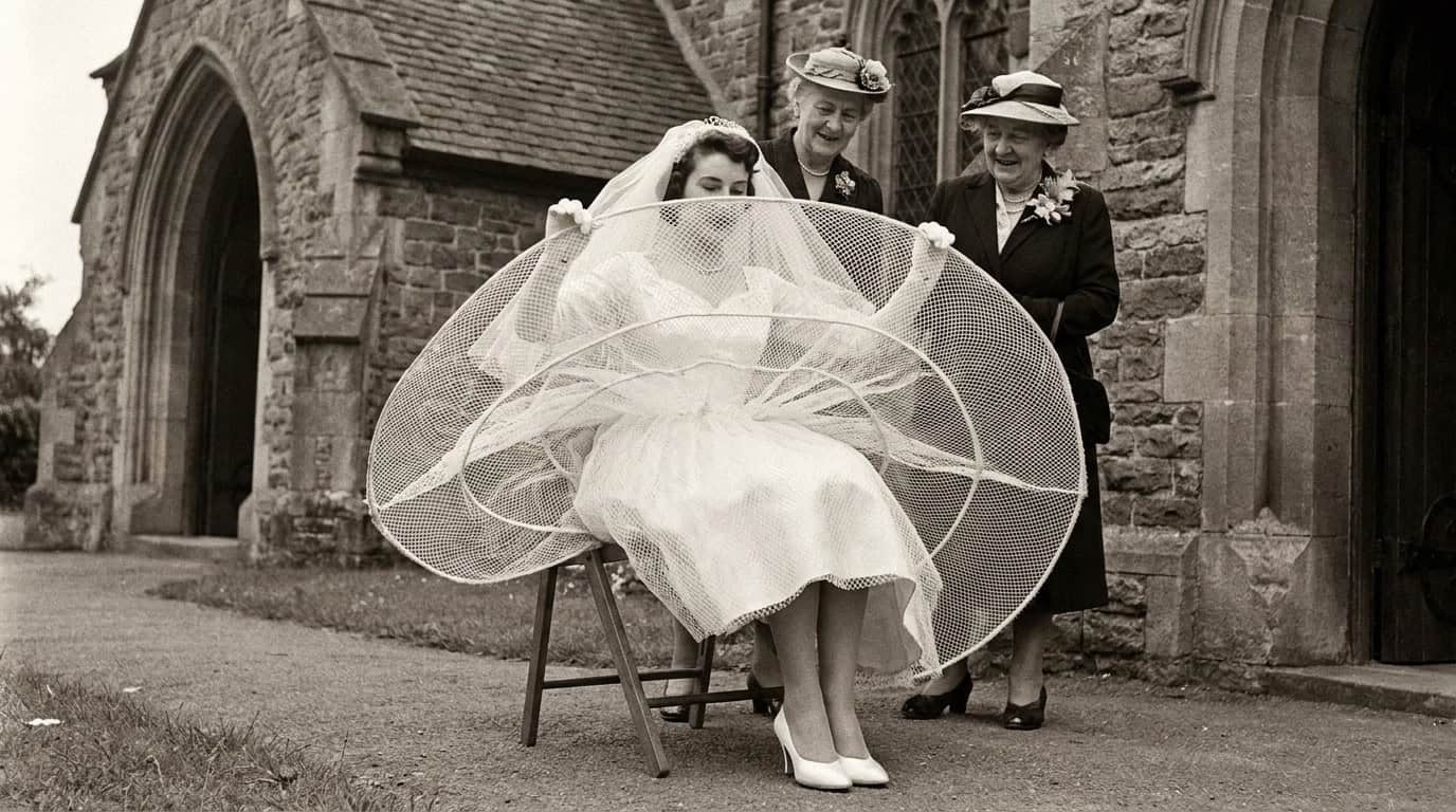 vintage wedding dress