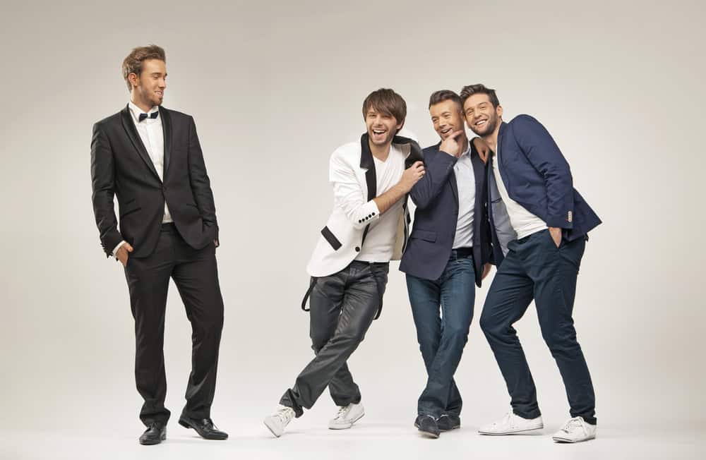 Group of successful businessmen