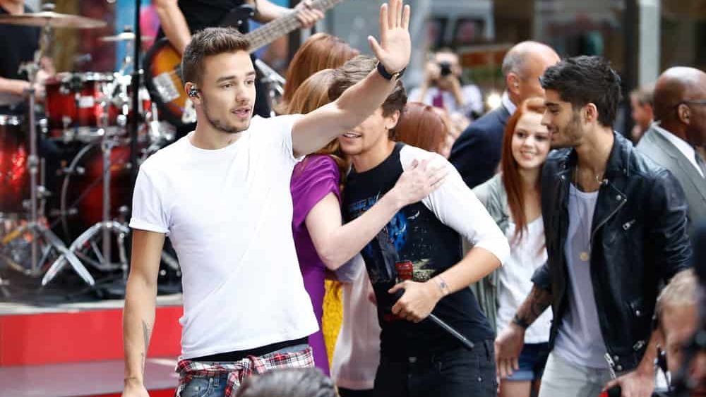 NEW YORK-AUG 26: (L-R) Liam Payne of One Direction performs on NBC's 'Today Show' at Rockefeller Plaza on August 23, 2013 in New York City.