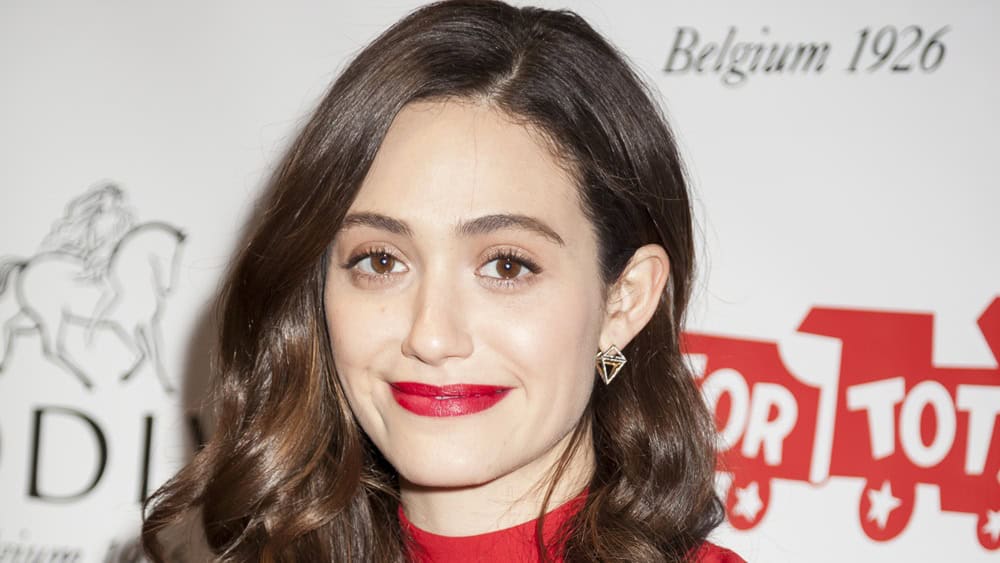 New York, NY, USA - November 30, 2015: Actress Emmy Rossum attends GODIVA kick-off to HOT CHOCOLATE FOR A CAUSE, benefiting Toys for Tots foundation at GODIVA Chocolatier, 650 5th Avenue, Manhattan