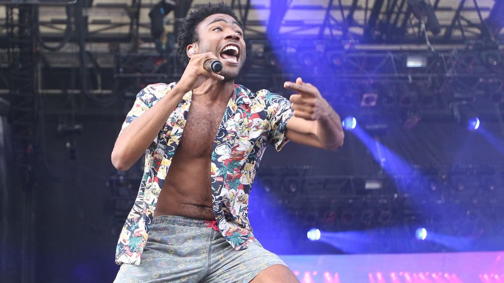 LAS VEGAS-SEP 20: Rapper Childish Gambino aka Donald Glover performs in concert at the 2014 iHeartRadio Music Festival Village Show at MGM Resorts Village on September 20, 2014 in Las Vegas, Nevada.