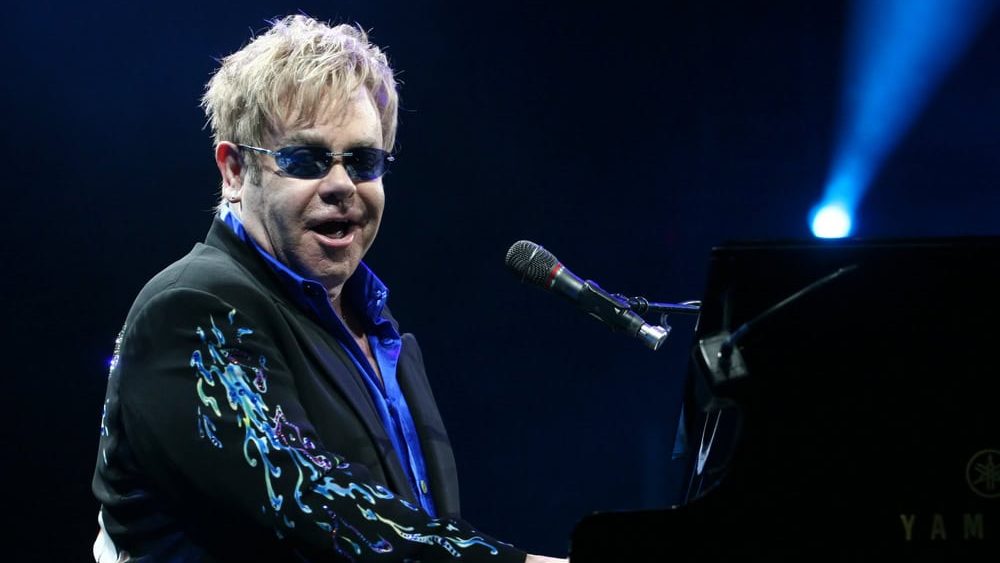 MINSK, BELARUS - JUNE 26: Singer Elton John performs onstage at Minsk Arena June 26, 2010 in Minsk, Belarus