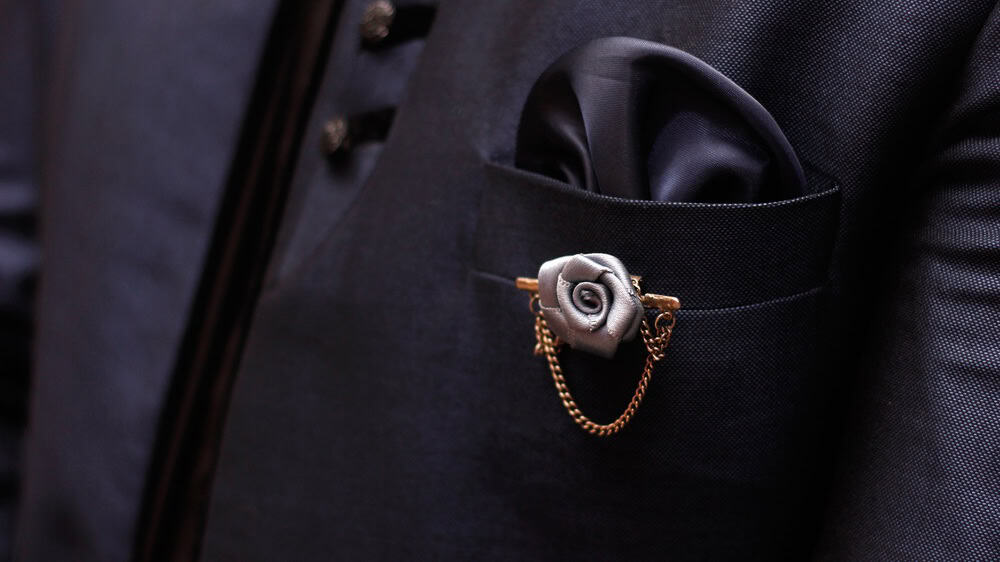 Men Fashion - lapel pin