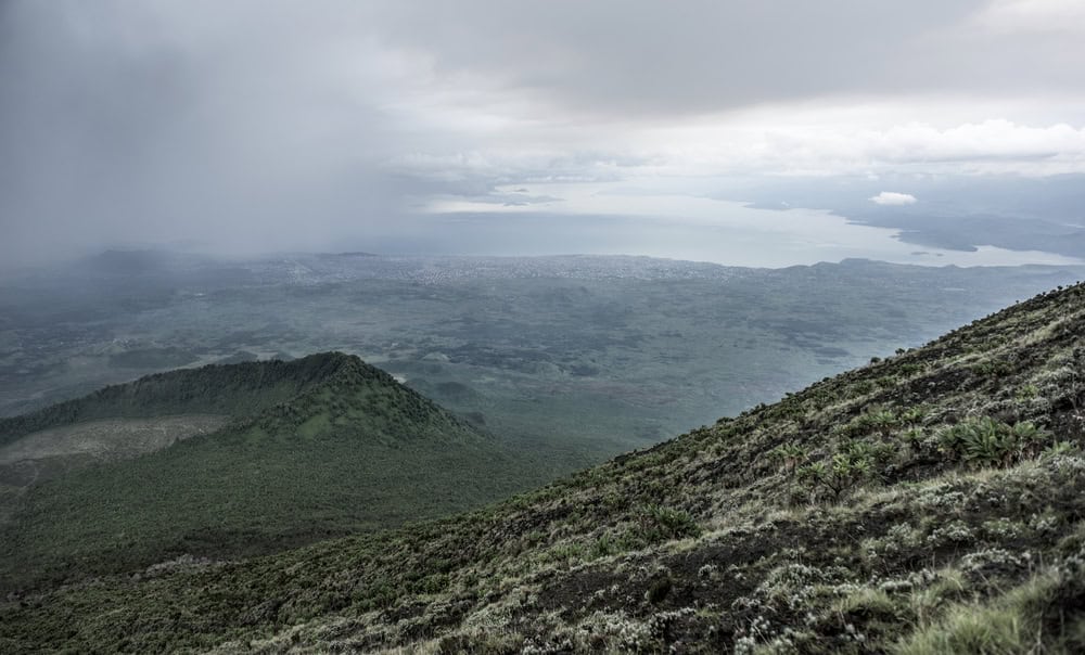 nyiragongo volcano, nord Kivu, DRC