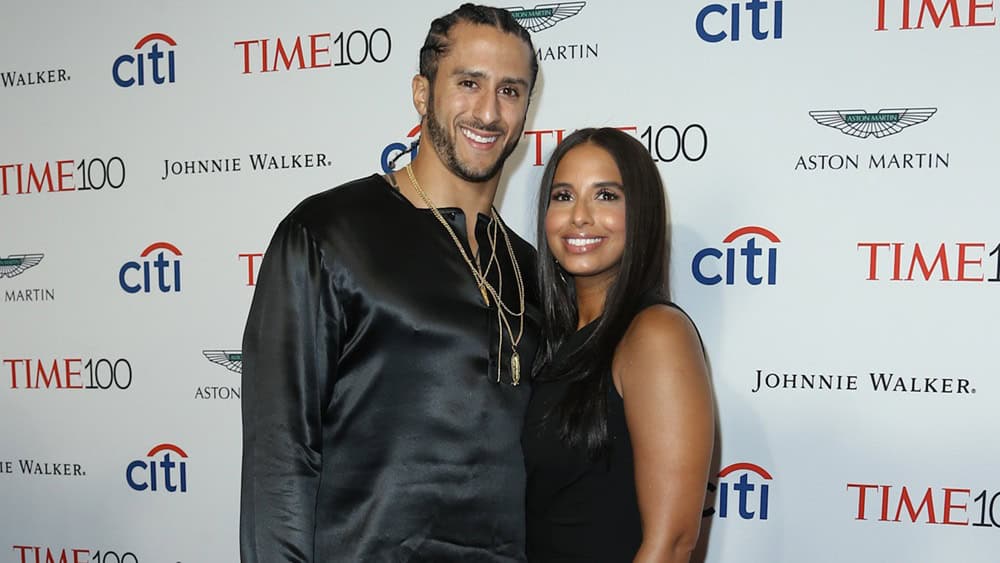NFL player Colin Kaepernick (L) and Nessa attend the Time 100 Gala at Frederick P. Rose Hall on April 25, 2017 in New York City.