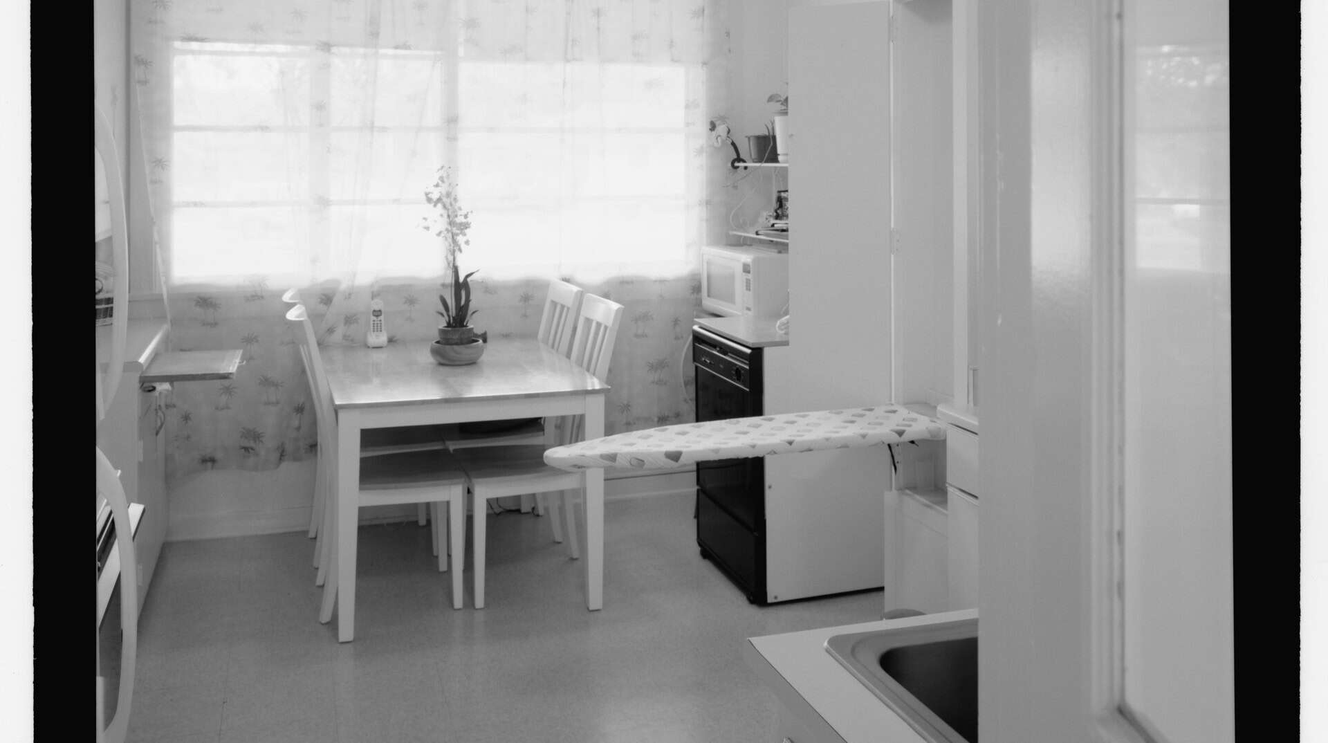 Room with inbuilt ironing board