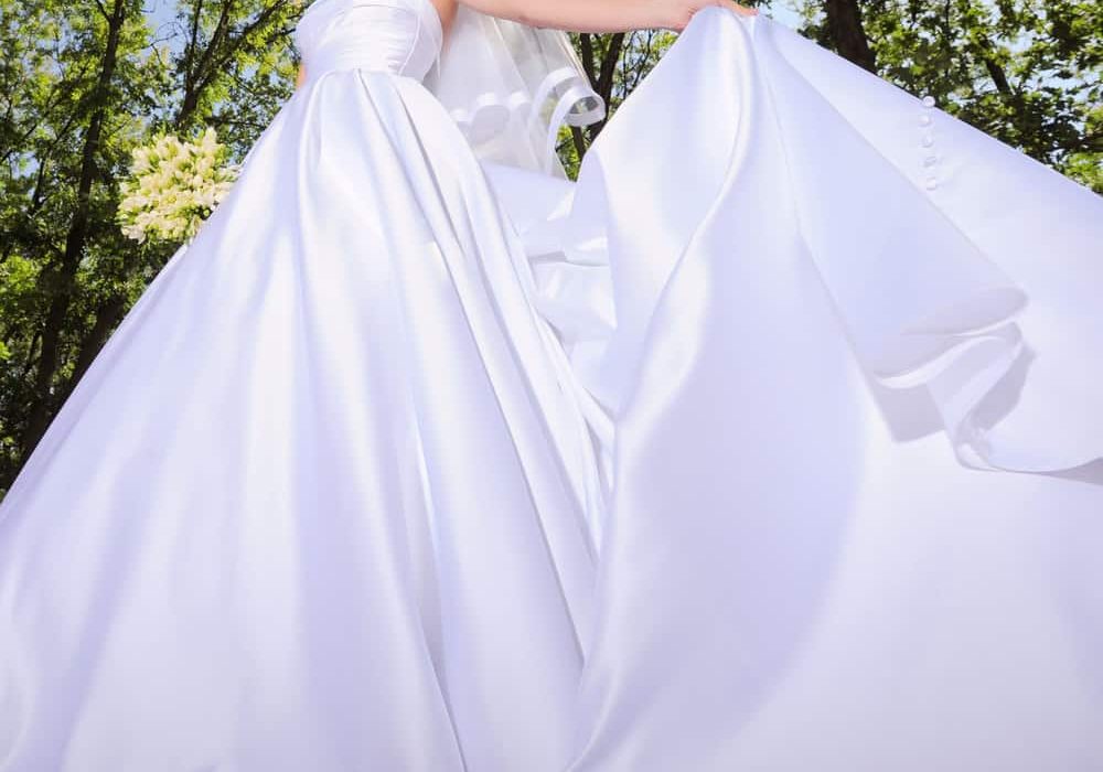 Italian Satin wedding dress
