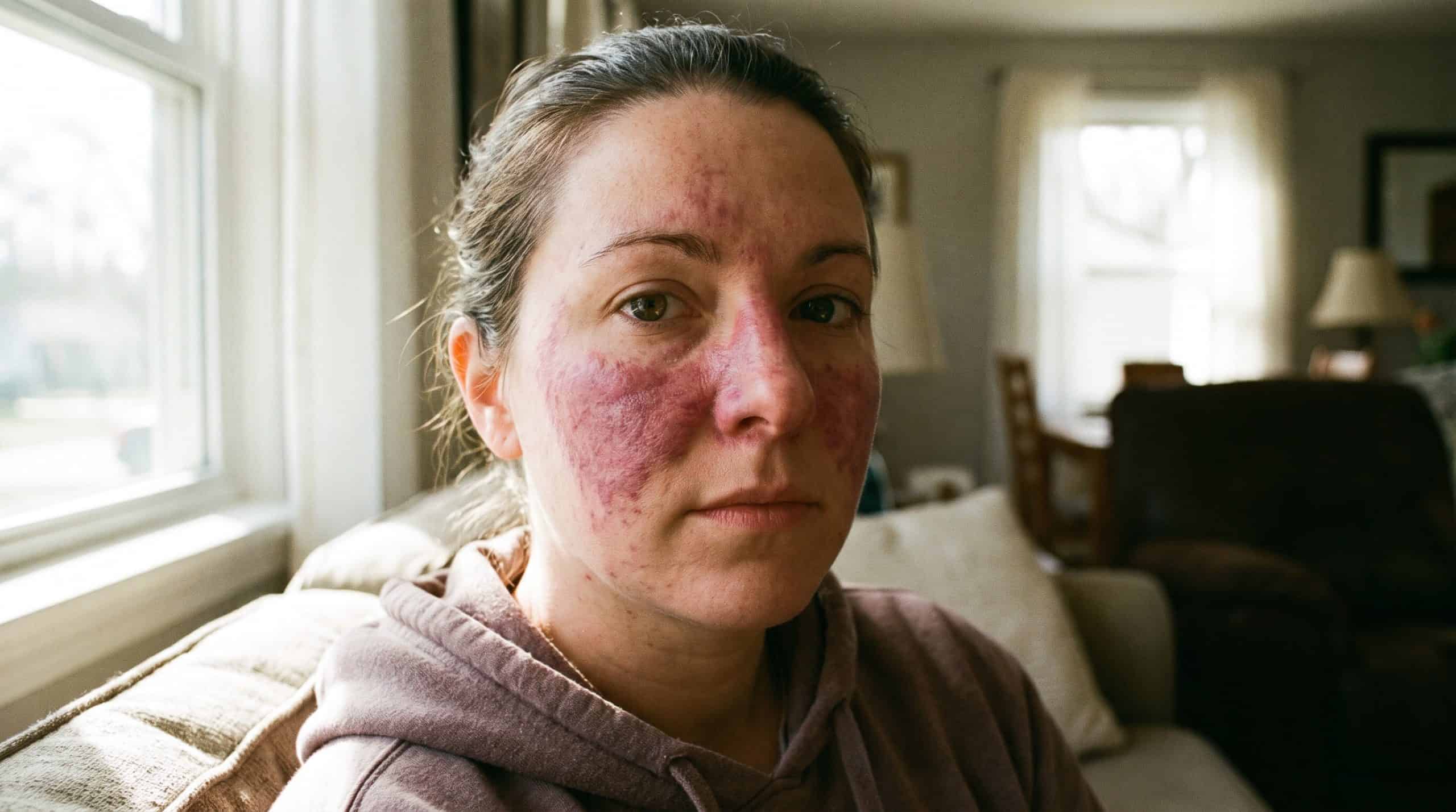 Butterfly rash