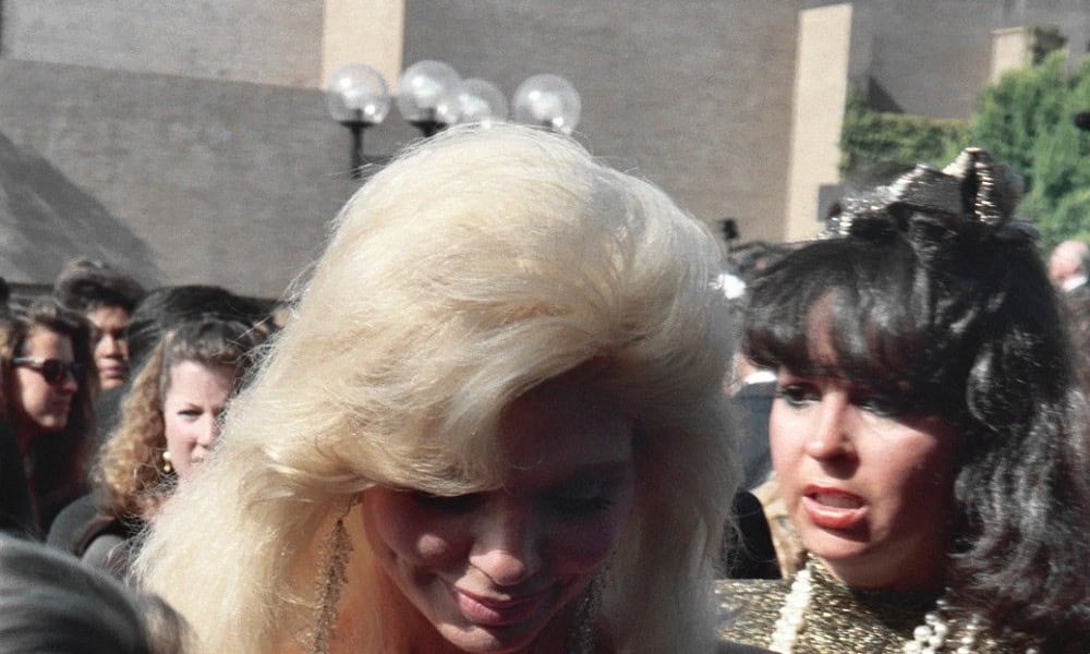 Loni Anderson at the 1991 Emmy Awards