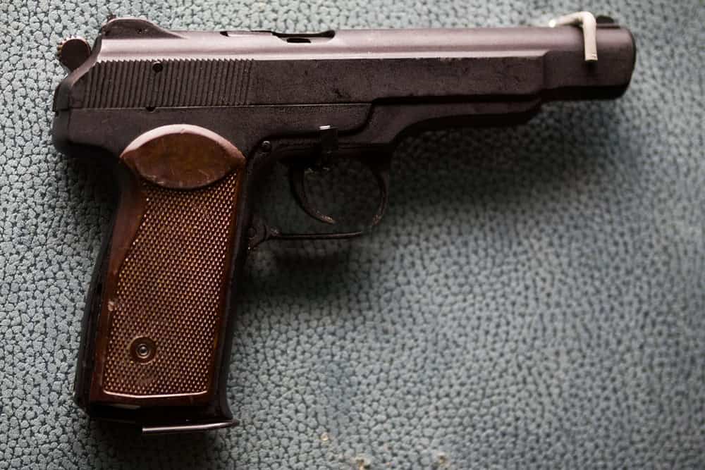 Russian military pistol - APS Stechkin - soviet weapon