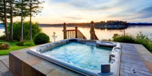 hottub custom home