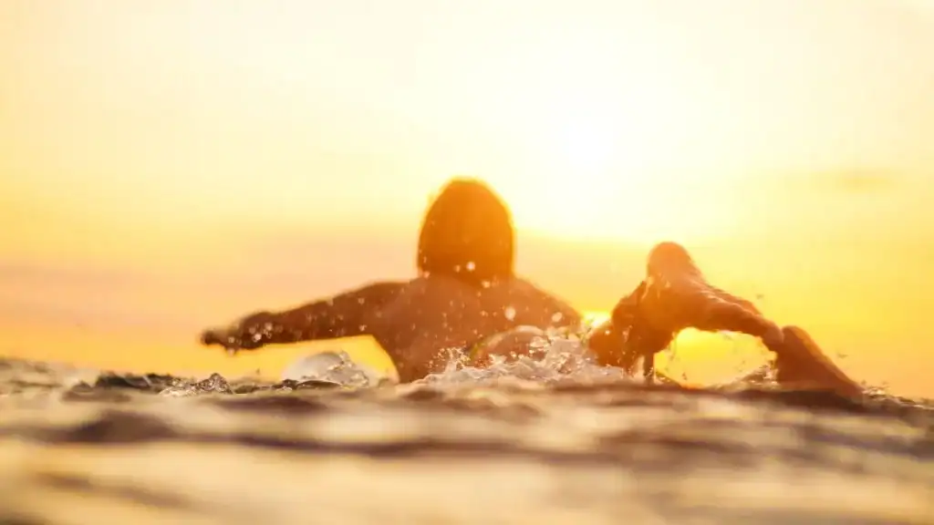 surfer looking at the horizon 