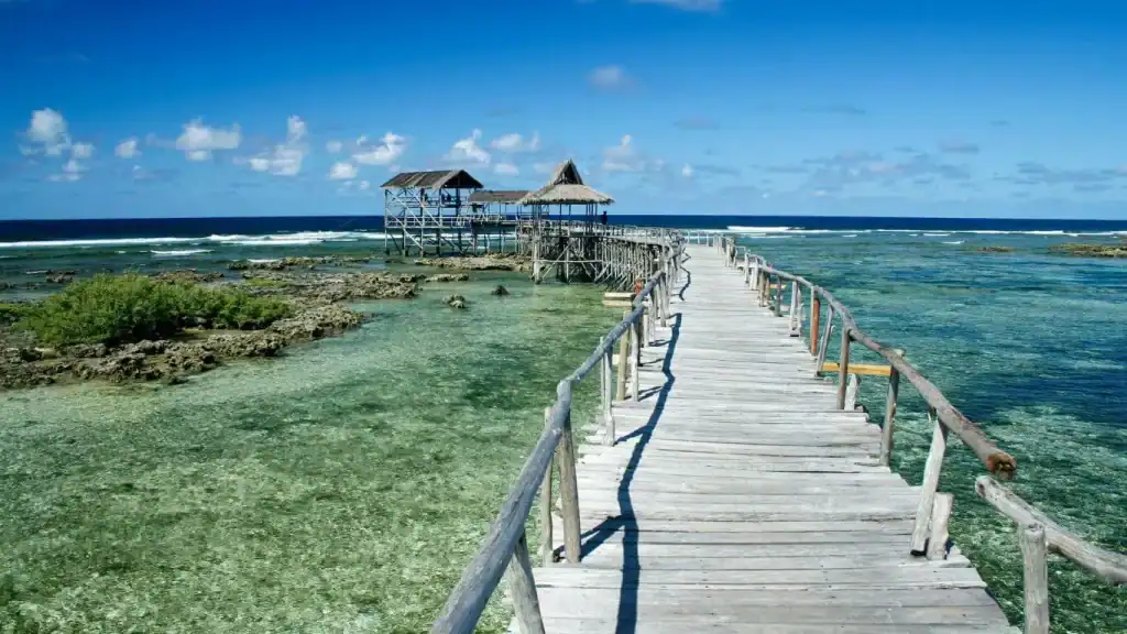 Wooden Jetty siargao Island  